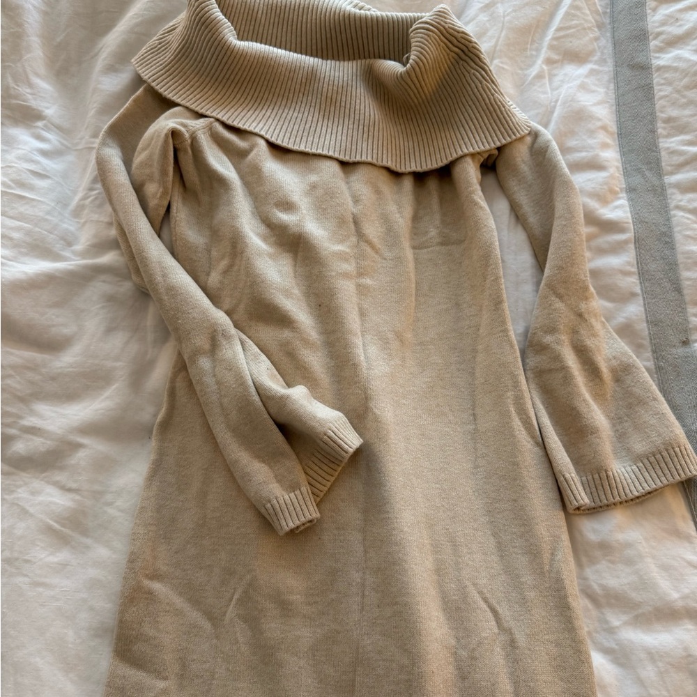 ANTONIO MELANI Off Shoulder Sweater Dress